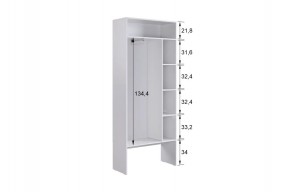 БАСКО Прихожая К10 (кашемир) в Ноябрьске - noyabrsk.ok-mebel.com | фото 6