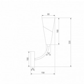 Бра Eurosvet Rhyton 60167/1 латунь в Ноябрьске - noyabrsk.ok-mebel.com | фото 5