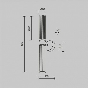 Бра Maytoni Antic MOD302WL-02CG1 в Ноябрьске - noyabrsk.ok-mebel.com | фото 3