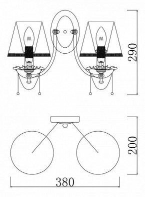 Бра Maytoni Lolita ARM305-02-W в Ноябрьске - noyabrsk.ok-mebel.com | фото 2
