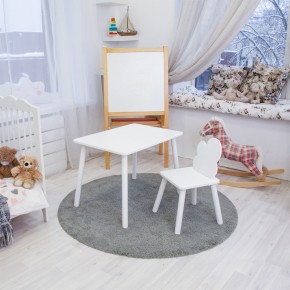 Детский комплект стол и стул «Облачко» Rolti Baby (белый/белый, массив березы/мдф) в Ноябрьске - noyabrsk.ok-mebel.com | фото 2