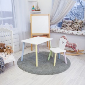 Детский комплект стол и стул «Звезда» Rolti Baby (белый/цветной, массив березы/мдф) в Ноябрьске - noyabrsk.ok-mebel.com | фото 2