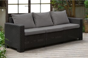 Диван Калифорния 3-х местный (California 3 Sofa), графит в Ноябрьске - noyabrsk.ok-mebel.com | фото