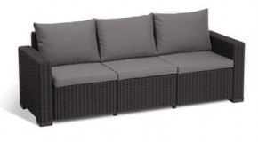 Диван Калифорния 3-х местный (California 3 Sofa), графит в Ноябрьске - noyabrsk.ok-mebel.com | фото 2