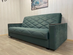 Диван Престиж-15 (НПБ+МДФ) велюр Sensey bottle green в Ноябрьске - noyabrsk.ok-mebel.com | фото 3