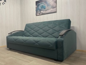 Диван Престиж-16 (НПБ+МДФ) велюр Sensey bottle green в Ноябрьске - noyabrsk.ok-mebel.com | фото 4