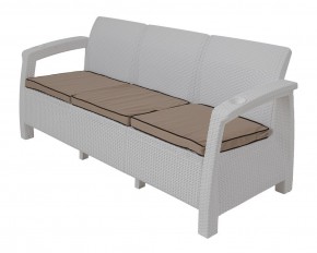 Диван Yalta Premium Sofa 3 Set (Ялта) белый (+подушки под спину) в Ноябрьске - noyabrsk.ok-mebel.com | фото 1