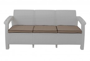 Диван Yalta Premium Sofa 3 Set (Ялта) белый (+подушки под спину) в Ноябрьске - noyabrsk.ok-mebel.com | фото 2
