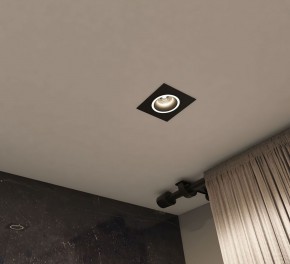 DK2061-BK Встраиваемый светильник IP 20, до 15 Вт, GU10, LED, черный, алюминий в Ноябрьске - noyabrsk.ok-mebel.com | фото 4