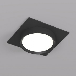 DK2091-BK Встраиваемый светильник FLAT, IP 20, до 15 Вт, GX53, LED, черный, алюминий в Ноябрьске - noyabrsk.ok-mebel.com | фото