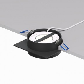 DK2091-BK Встраиваемый светильник FLAT, IP 20, до 15 Вт, GX53, LED, черный, алюминий в Ноябрьске - noyabrsk.ok-mebel.com | фото 4