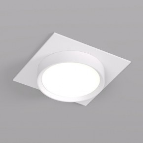 DK2091-WH Встраиваемый светильник FLAT, IP 20, до 15 Вт, GX53, LED, белый, алюминий в Ноябрьске - noyabrsk.ok-mebel.com | фото