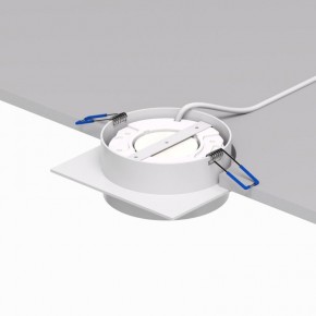 DK2091-WH Встраиваемый светильник FLAT, IP 20, до 15 Вт, GX53, LED, белый, алюминий в Ноябрьске - noyabrsk.ok-mebel.com | фото 4
