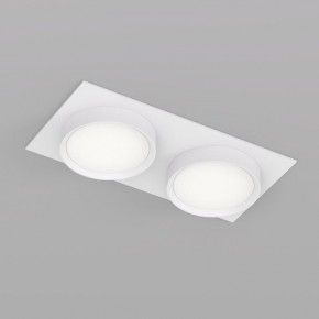 DK2092-WH Встраиваемый светильник FLAT, IP 20, до 15 Вт, GX53, LED, белый, алюминий в Ноябрьске - noyabrsk.ok-mebel.com | фото 2