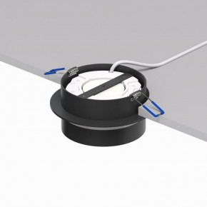 DK2100-BK Встраиваемый светильник NIKO, IP 20, до 15 Вт, GX53, LED, черный, акрил, алюминий в Ноябрьске - noyabrsk.ok-mebel.com | фото 4