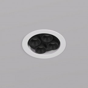 DK2510-WB Встраиваемый светильник SPACE со светодиодом d65 220V 8W 38° 4000К IP20 белый/черный алюминий в Ноябрьске - noyabrsk.ok-mebel.com | фото 2
