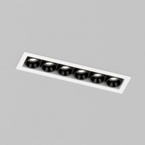 DK2514-WB Встраиваемый светильник SPACE со светодиодом L126mm 220V 10W 38° 4000К IP20 белый/черный алюминий в Ноябрьске - noyabrsk.ok-mebel.com | фото