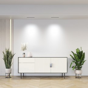 DK2515-WB Встраиваемый светильник SPACE со светодиодом L240mm 220V 20W 38° 4000К IP20 белый/черный алюминий в Ноябрьске - noyabrsk.ok-mebel.com | фото 7