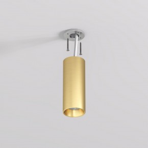 DK2615-SB Накладной светильник SHINE TUBE со светодиодом, D45*H115, IP20, 3000К, 7W, RA?90, сатинированная латунь, алюминий в Ноябрьске - noyabrsk.ok-mebel.com | фото 3