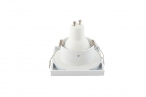 DK3014-WH Встраиваемый светильник влагозащ., IP 44, 50 Вт, GU10, белый, алюминий в Ноябрьске - noyabrsk.ok-mebel.com | фото 5