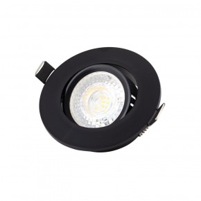 DK3020-BK Встраиваемый светильник, IP 20, 10 Вт, GU5.3, LED, черный, пластик в Ноябрьске - noyabrsk.ok-mebel.com | фото 1