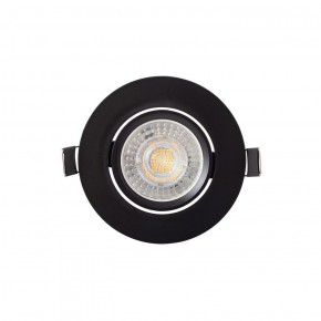 DK3020-BK Встраиваемый светильник, IP 20, 10 Вт, GU5.3, LED, черный, пластик в Ноябрьске - noyabrsk.ok-mebel.com | фото 3