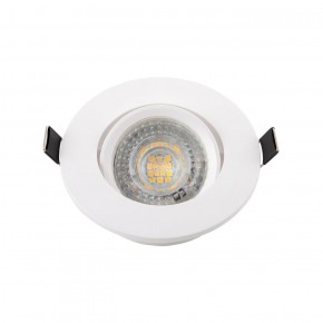 DK3020-WH Встраиваемый светильник, IP 20, 10 Вт, GU5.3, LED, белый, пластик в Ноябрьске - noyabrsk.ok-mebel.com | фото 2