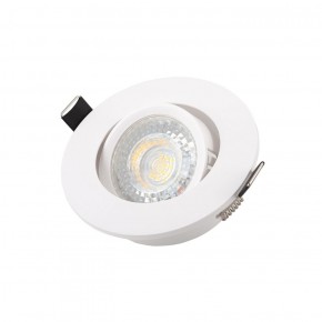 DK3020-WH Встраиваемый светильник, IP 20, 10 Вт, GU5.3, LED, белый, пластик в Ноябрьске - noyabrsk.ok-mebel.com | фото 3