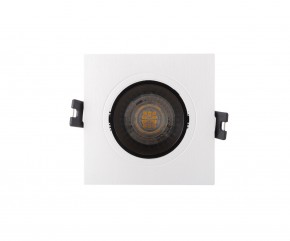 DK3021-WB Встраиваемый светильник, IP 20, 10 Вт, GU5.3, LED, белый/черный, пластик в Ноябрьске - noyabrsk.ok-mebel.com | фото 1