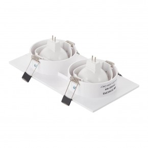 DK3022-WH Встраиваемый светильник, IP 20, 10 Вт, GU5.3, LED, белый, пластик в Ноябрьске - noyabrsk.ok-mebel.com | фото 3