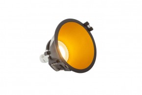 DK3026-BG Встраиваемый светильник, IP 20, 10 Вт, GU5.3, LED, черный/золотой, пластик в Ноябрьске - noyabrsk.ok-mebel.com | фото 3