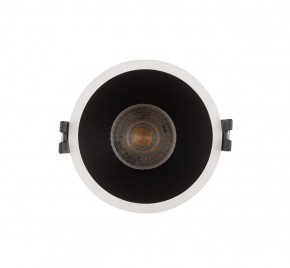 DK3026-WB Встраиваемый светильник, IP 20, 10 Вт, GU5.3, LED, белый/черный, пластик в Ноябрьске - noyabrsk.ok-mebel.com | фото