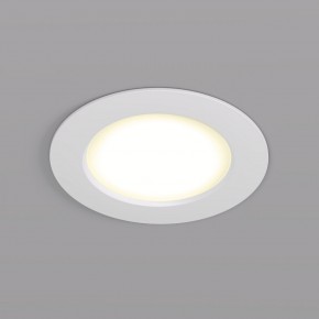 DK3046-WH Встраиваемый светильник, IP 20, 5Вт, LED, белый, пластик в Ноябрьске - noyabrsk.ok-mebel.com | фото