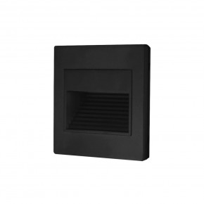 DK3050-BK Светильник встраиваемый в стену, IP 20, LED 3000, 1 Вт, черный пластик в Ноябрьске - noyabrsk.ok-mebel.com | фото