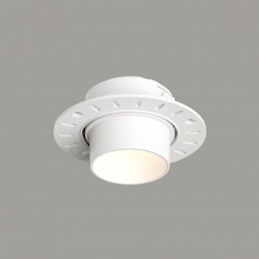 DK3056-WH Встраиваемый светильник под шпатлевку, IP20, до 15 Вт, LED, GU5,3, белый, пластик в Ноябрьске - noyabrsk.ok-mebel.com | фото
