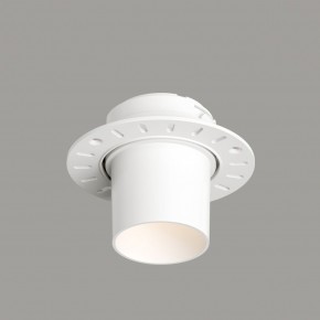 DK3057-WH Встраиваемый светильник под шпатлевку, IP20, до 15 Вт, LED, GU5,3, белый, пластик в Ноябрьске - noyabrsk.ok-mebel.com | фото 1