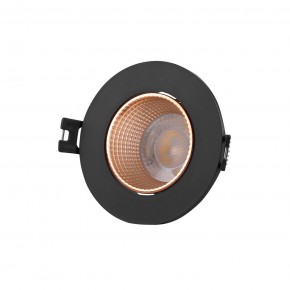 DK3061-BBR Встраиваемый светильник, IP 20, 10 Вт, GU5.3, LED, черный/бронзовый, пластик в Ноябрьске - noyabrsk.ok-mebel.com | фото