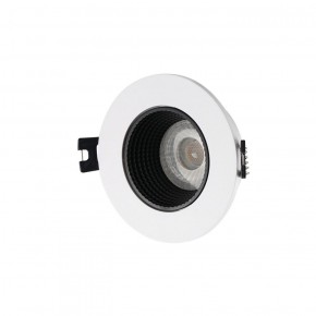 DK3061-WH+BK Встраиваемый светильник, IP 20, 10 Вт, GU5.3, LED, белый/черный, пластик в Ноябрьске - noyabrsk.ok-mebel.com | фото 1