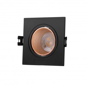 DK3071-BBR Встраиваемый светильник, IP 20, 10 Вт, GU5.3, LED, черный/бронзовый, пластик в Ноябрьске - noyabrsk.ok-mebel.com | фото