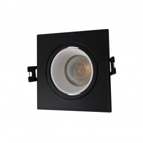 DK3071-BK+WH Встраиваемый светильник, IP 20, 10 Вт, GU5.3, LED, черный/белый, пластик в Ноябрьске - noyabrsk.ok-mebel.com | фото 1