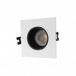 DK3071-WH+BK Встраиваемый светильник, IP 20, 10 Вт, GU5.3, LED, белый/черный, пластик в Ноябрьске - noyabrsk.ok-mebel.com | фото