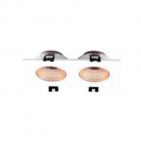 DK3072-WBR Встраиваемый светильник, IP 20, 10 Вт, GU5.3, LED, белый/бронзовый, пластик в Ноябрьске - noyabrsk.ok-mebel.com | фото 2