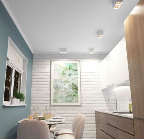 DK3085-WH+BR Светильник накладной IP 20, 10 Вт, GU5.3, LED, белый/бронзовый, пластик в Ноябрьске - noyabrsk.ok-mebel.com | фото 2