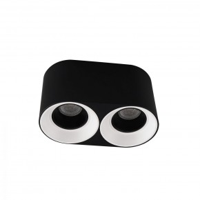 DK3096-BW+BK Светильник накладной IP 20, 10 Вт, GU5.3, LED, черно-белый/черный, пластик в Ноябрьске - noyabrsk.ok-mebel.com | фото