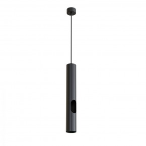 DK4045-BK Подвесной светильник, с декоративным вырезом, IP 20, до 15 Вт, LED, GU10, черный, алюминий в Ноябрьске - noyabrsk.ok-mebel.com | фото