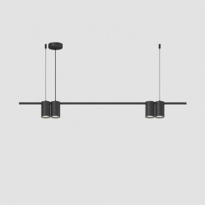 DK4061-BK Подвесной светильник ORBIT, IP20, 4xGU10 LED до 15 Вт, черный матовый, алюминий в Ноябрьске - noyabrsk.ok-mebel.com | фото