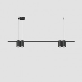 DK4061-BK Подвесной светильник ORBIT, IP20, 4xGU10 LED до 15 Вт, черный матовый, алюминий в Ноябрьске - noyabrsk.ok-mebel.com | фото 2