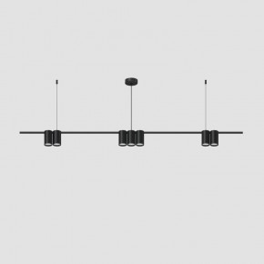 DK4063-BK Подвесной светильник ORBIT, IP20, 7xGU10 LED до 15 Вт, черный матовый, алюминий в Ноябрьске - noyabrsk.ok-mebel.com | фото 2