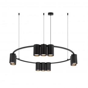 DK4065-BK Подвесной светильник ORBIT, IP20, 10xGU10 LED до 15 Вт, черный матовый, алюминий в Ноябрьске - noyabrsk.ok-mebel.com | фото 3