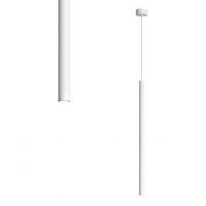 DK4304-WH Подвесной светильник со встроенным светодиодом, 5W, IP 20, 4000K, белый, алюминий в Ноябрьске - noyabrsk.ok-mebel.com | фото